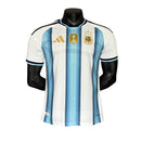 CAMISA VERSÃO JOGADOR DA ARGENTINA 26/27 BRANCO E AZUL
