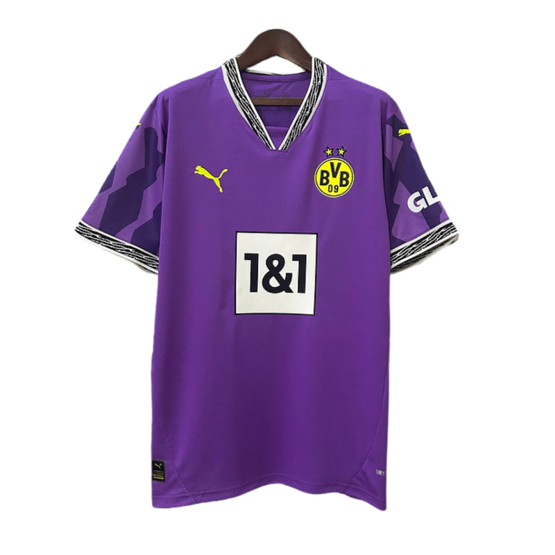CAMISA DO BORUSSIA DORTMUND 25/26 ROXO