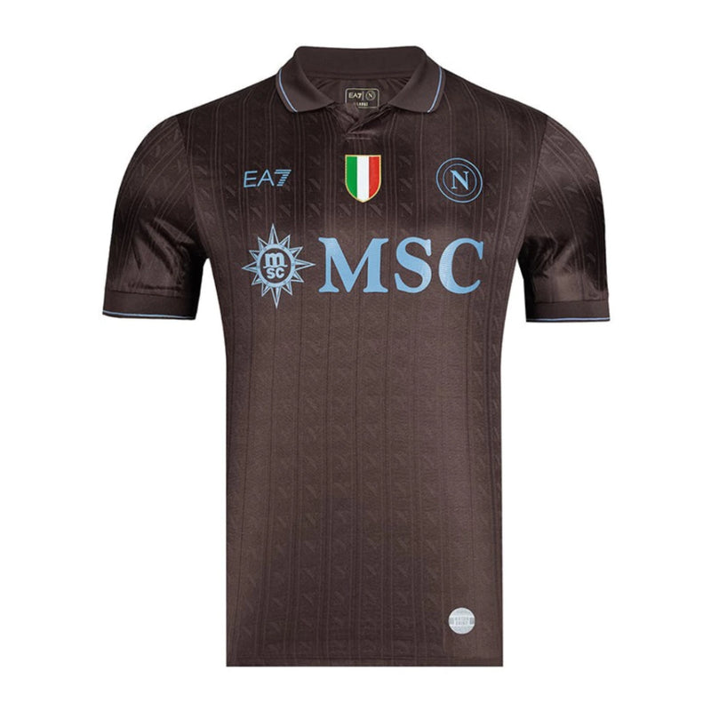 CAMISA DO NAPOLI 25/26 MARRON
