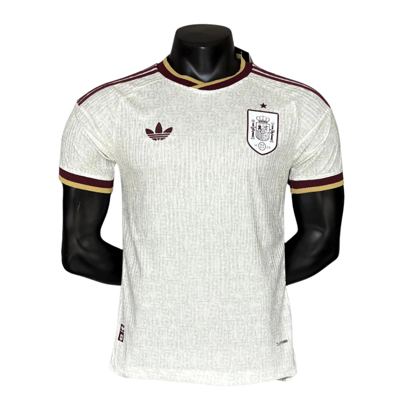 CAMISA VERSÃO JOGADOR DA ESPANHA 26/27 BRANCO