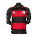 CAMISA VERSÃO JOGADOR DO FLAMENGO 26/27 VERMELHO E PRETO