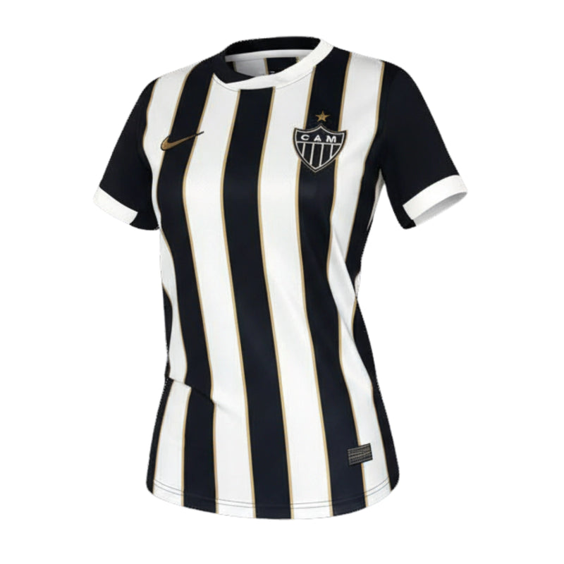 CAMISA FEMININA DO ATLETICO MINEIRO 26/27 BRANCO E PRETO