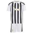 KIT INFANTIL DA JUVENTUS 26/27 BRANCO E PRETO
