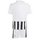 KIT INFANTIL DA JUVENTUS 26/27 BRANCO E PRETO