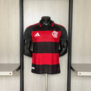 CAMISA VERSÃO JOGADOR DO FLAMENGO 26/27 VERMELHO E PRETO