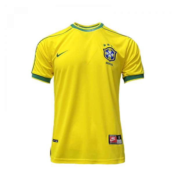 CAMISA RETRÔ DO BRASIL 97/98 AMARELO